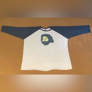 Jerry Garcia Retro Style Raglan Shirt Grateful Dead